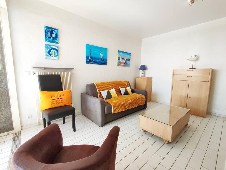 Magnifique Vue Mer Avec Une Chambre - Nouria 55 - Canet Exterior foto